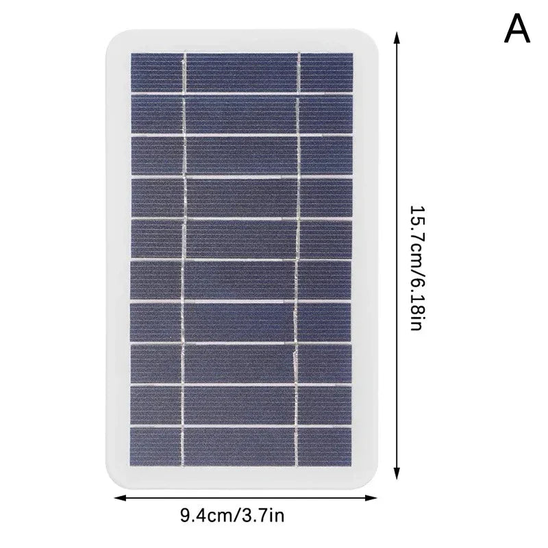 Portable Solar Panel With USB for Outdoor Hiking Camping Mobile Phone Battery Charging Bank Charging Panel