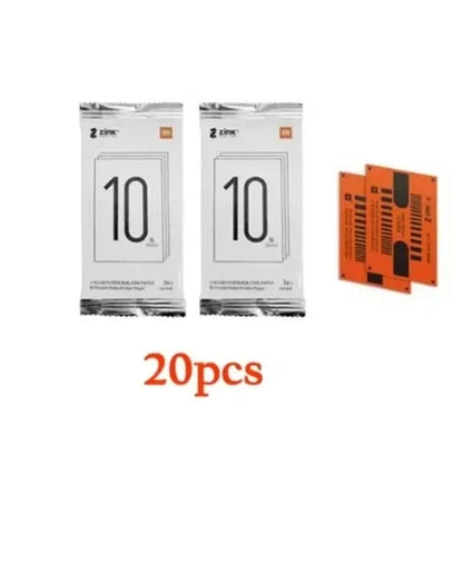 Original Xiaomi 3-inch ZINK Pocket Paper Self-adhesive Photo Print Sheets For Xiaomi Mini Pocket Photo Printer/Pocket Printer 1S