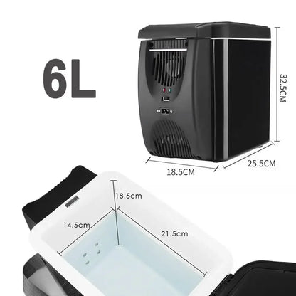 Portable Mini Car Refrigerator Electric Refrigerator Freezer Warmer Dual Purpose Suitable for Camping RV Bar Travel Refrigerator