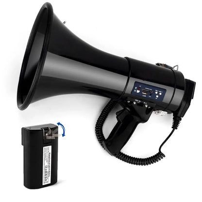 Loudspeaker Multi-function  50W Speaker High-power Megaphone Rechargeable Recording Portable Wireless Outdoor Handheld Tweeter