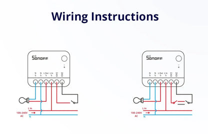 Sonoff Mini R4 Extreme Wifi Smart Switch Interruptor with Relay On-Off DIY Switch Module eWelink APP Control Works with Alexa