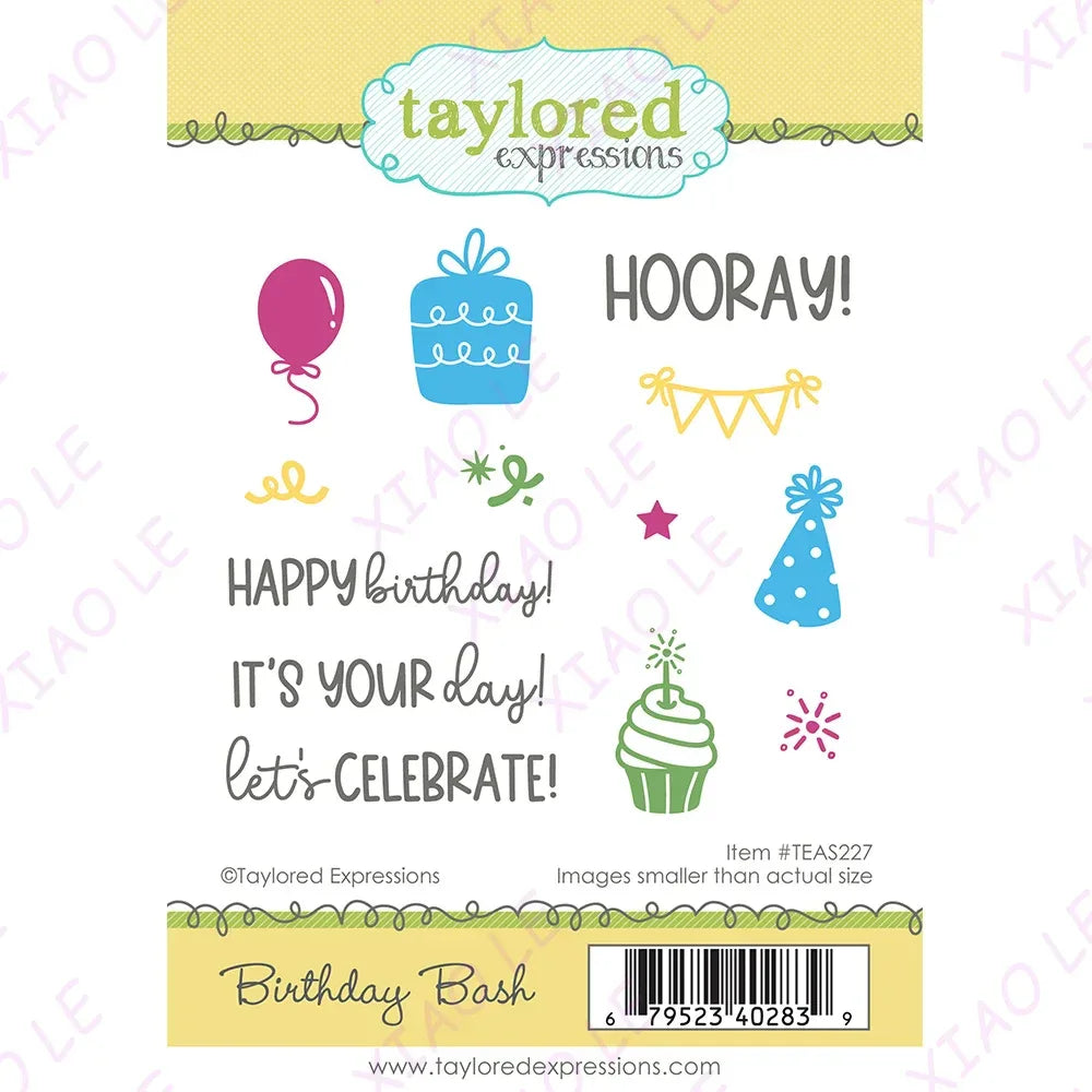 Birthday Bash Icing on the Cake Metal Cutting Dies And Stamps DIY Scrapbooking Card Stencil Paper Cards Handmade Album Stamps