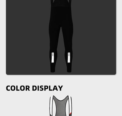 YKYWBIKE 2026 Winter Cycling Bib Tights Thermal Warmth Fleeced Road Bike Bib Long Pants 6 Hours Riding Bicycle Clothing