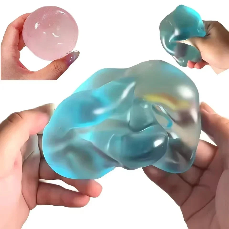 Creative popsicle shape decompression toy color gradual change extrusion decompression slow rebound practical mini toy