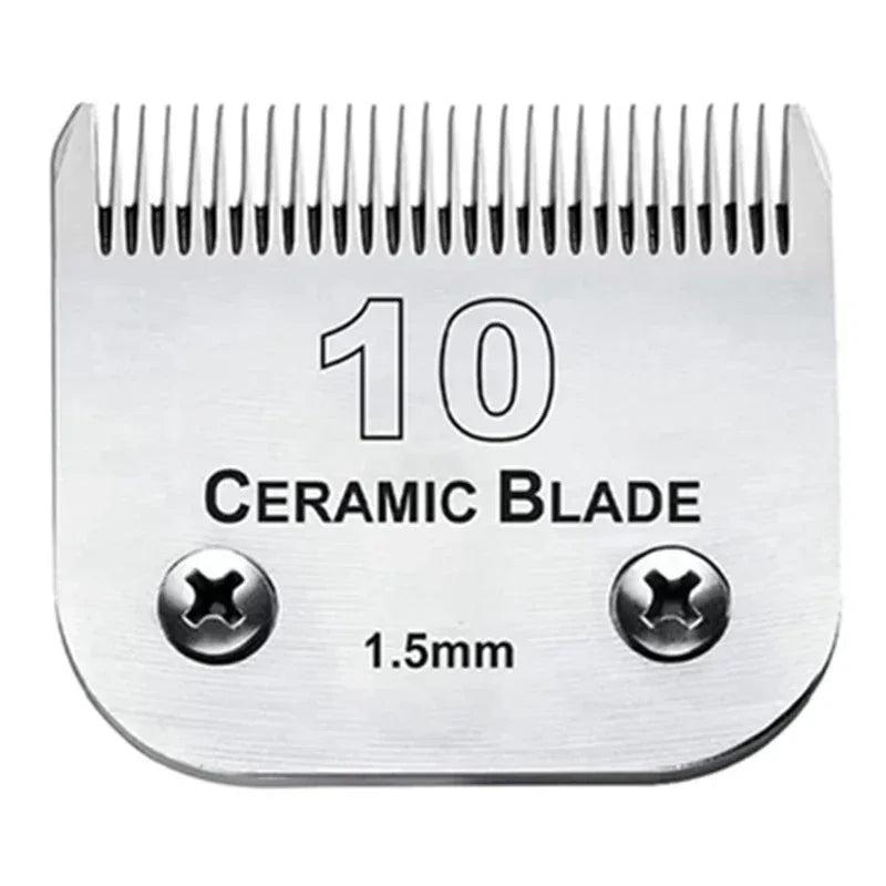 Pet Dog Cat Detachable Ceramic Blade Compatible with Andis,Oster A5 & 76,Wahl KM 10 Series Animals Grooming Clippers