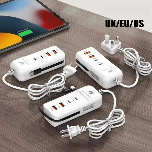 USB Charger PD Type C Fast Charge Quick Wall Chargers Multiport USB Hub Adapter Mobile Phone EU/US Plug USB Type C Quick Charger by PDG ibma