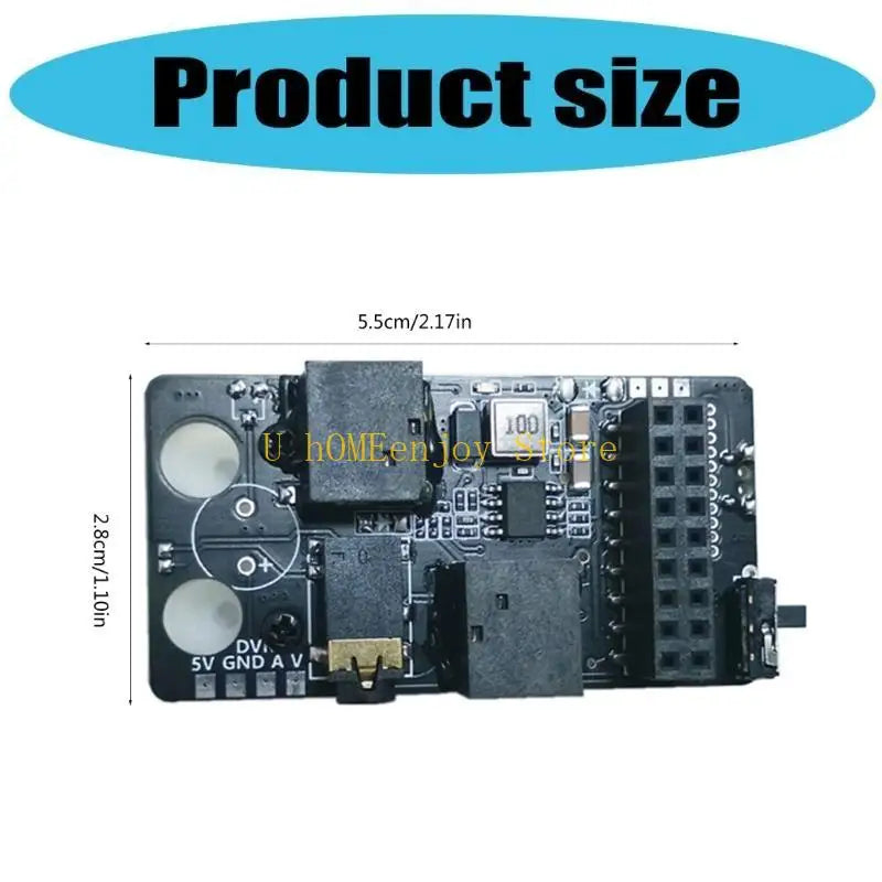 B0KF 5.8G Digital to Analogs Receiver Module for FPV Goggles with Voltages Alarm