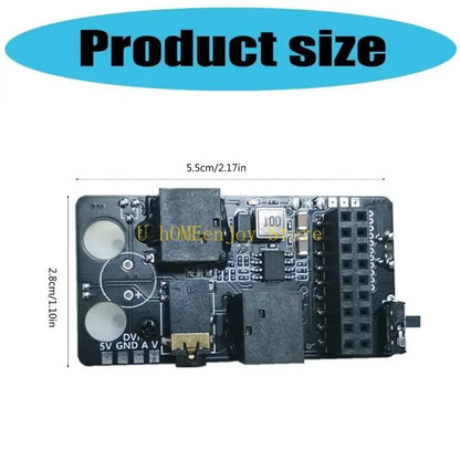 B0KF 5.8G Digital to Analogs Receiver Module for FPV Goggles with Voltages Alarm