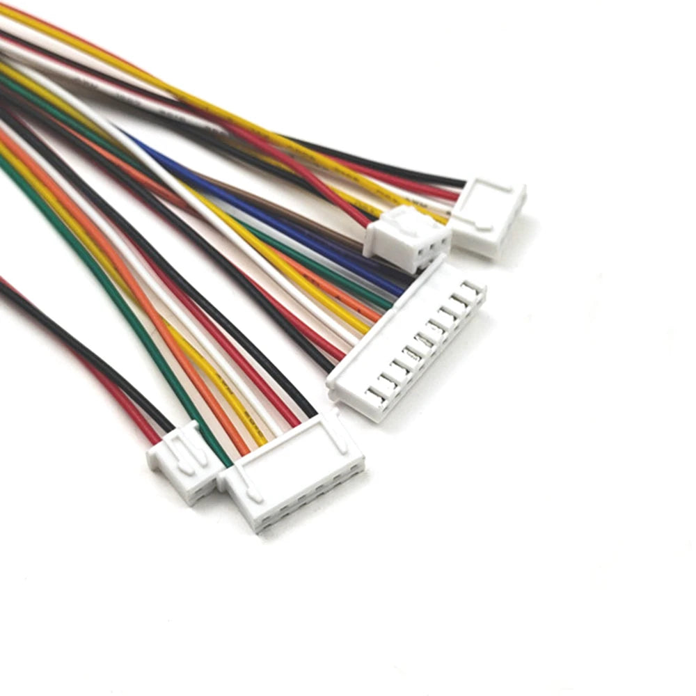 5PCS SH/JST/ZH/PH/XH 1.0MM 1.25MM 1.5MM 2.0MM 2.54MM Female Plug Connector with 10/20/30cm Wire 2/3/4/5/6/7/8/10/12P