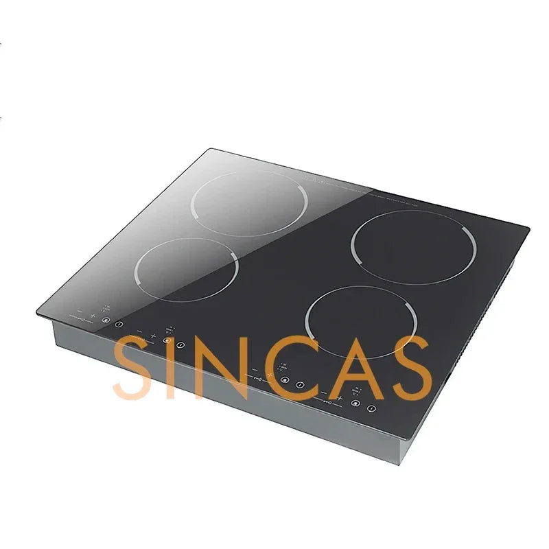 4-Burner Built-in Touchscreen Induction Cooktop Timer High-Power Glass Panel Explosion Proof EfficiencyCommercial Household