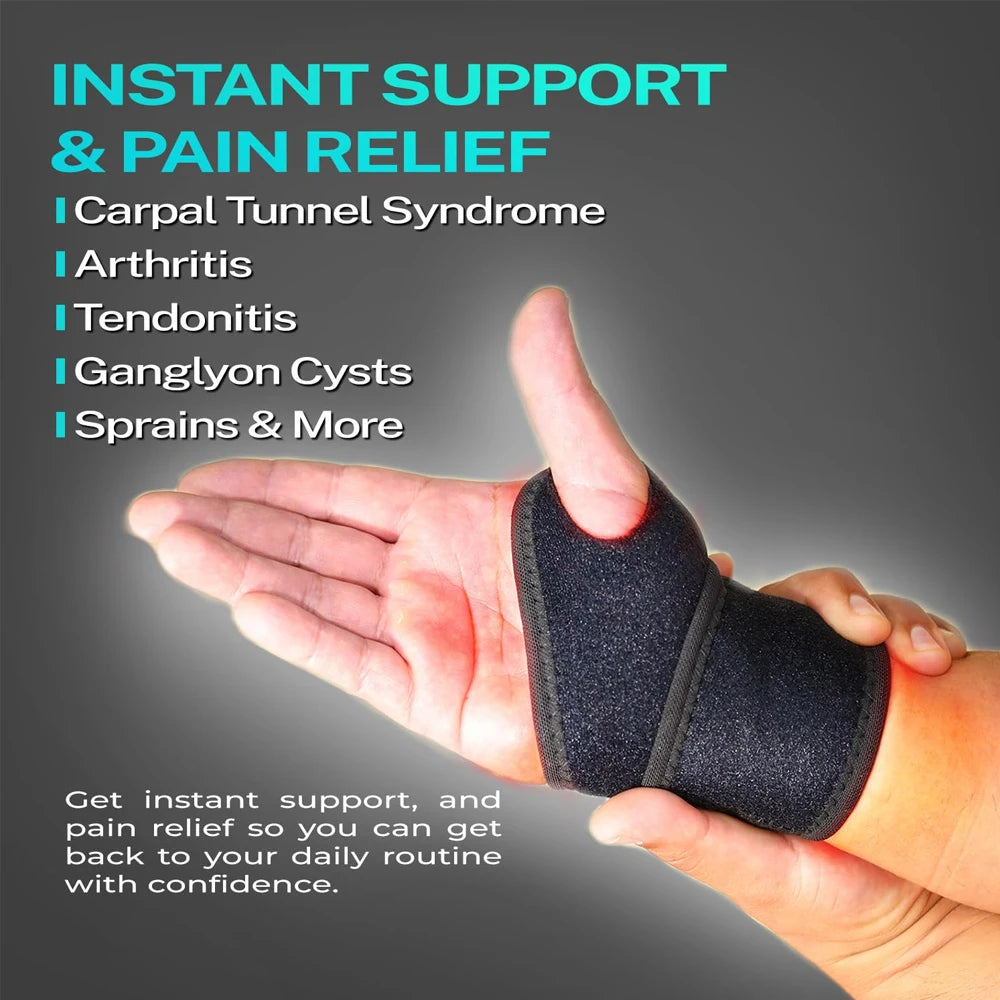 1Pcs Adjustable Wrist Support Brace Wrist Wraps for Men Women,WristBands Compression Straps Sleeve for Fitness,Sprains,Arthritis