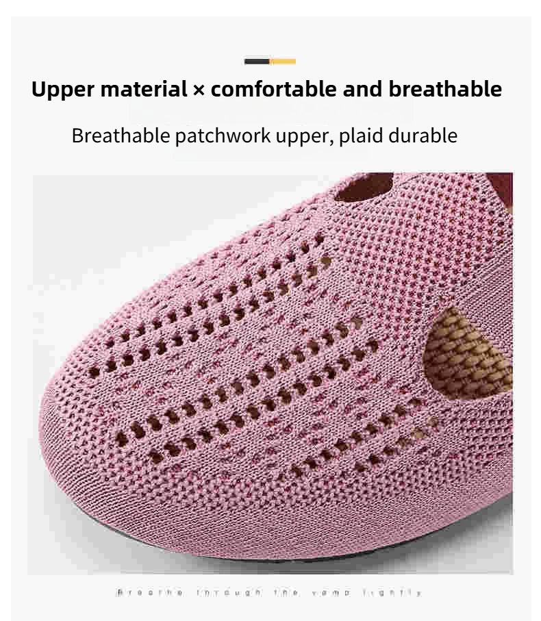 Women's Summer Shoes Breathable Flat with A Casual Women's Sneakers Comfortable Soft Sole Large Size 36-43 Cheap Shoes Clearance
