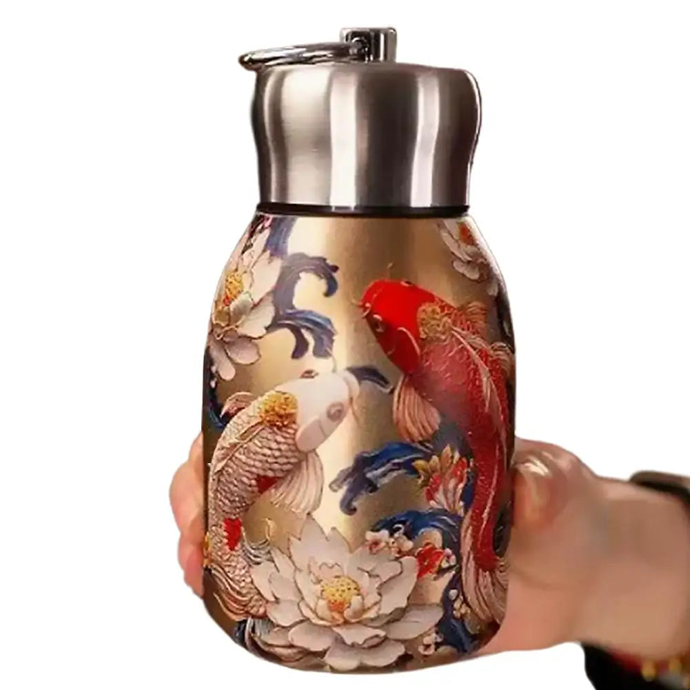 Creative Gift 316 Stainless Steel Insulated Cup 300ml Leak Proof Coffee Mug Durable Portable Water Bottle Outdoor Hiking