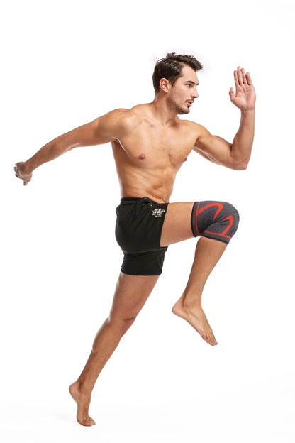 WOSWEIR-1 PC Elastic Knee Pads Nylon Sports Fitness Kneepad Fitness Gear Patella Brace Running Basketball Volleyball Support