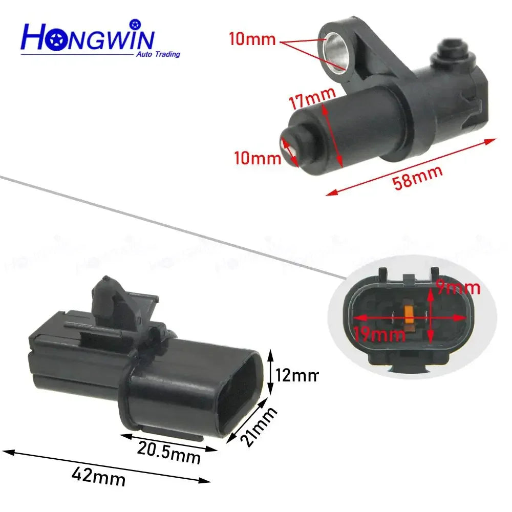 ABS Wheel Speed Sensor Front For Mitsubishi Pajero Montero Sport II 2008-2017 L200 Triton IV MN102573 MN102574 MN102577 MN102578