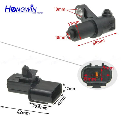 ABS Wheel Speed Sensor Front For Mitsubishi Pajero Montero Sport II 2008-2017 L200 Triton IV MN102573 MN102574 MN102577 MN102578