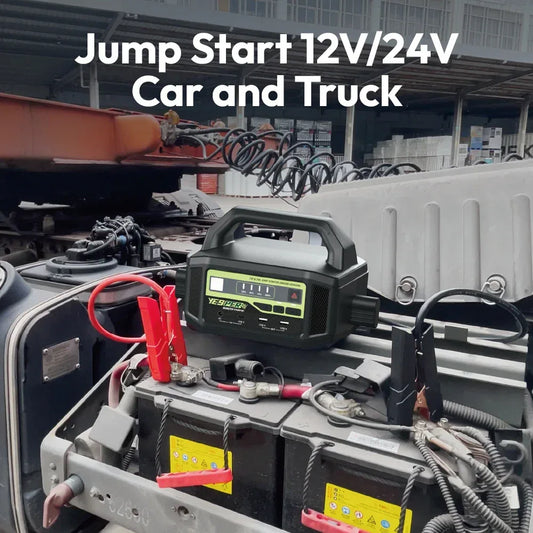 YESPER 24V Jump Car 6000A Peak Jump Starter For car Truck Portable Truck Battery Starting Device External battery
