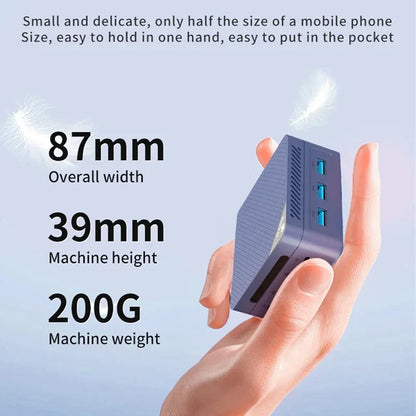Mini PC SOYO Intel Twin Lake N150 Procesador LPDDR5 12GB RAM 512GB ROM Windows 11 Pro MiniPC WiFi 5 Desktop Computer