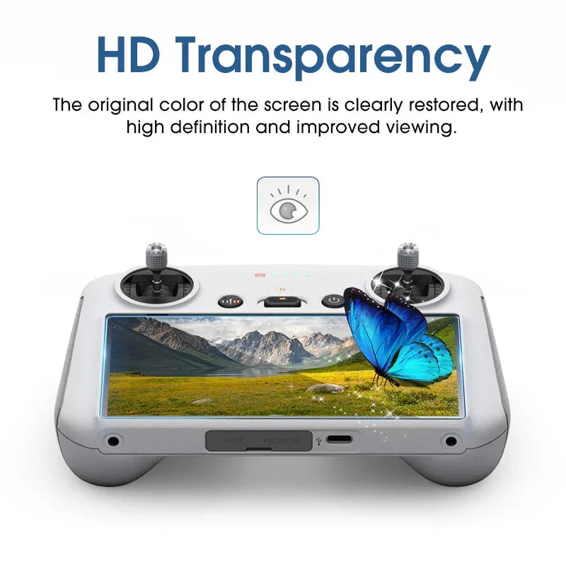 1-3Pcs Tempered Glass For DJI Mini 3 4 5 PRO RC RC2 Remote Controller Screen Protector Scratch-Proof Film For DJI RC Accessories