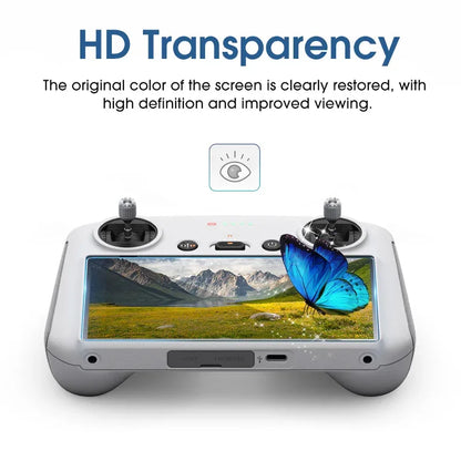 1-3Pcs Tempered Glass For DJI Mini 3 4 5 PRO RC RC2 Remote Controller Screen Protector Scratch-Proof Film For DJI RC Accessories