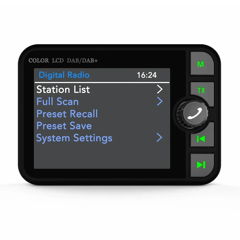 Stereo Digital Signal Broadcast Adapter DAB+ Receiver Digital Broadcast Bluetooth-compatible 5.0 Music Player Hands-free for Car