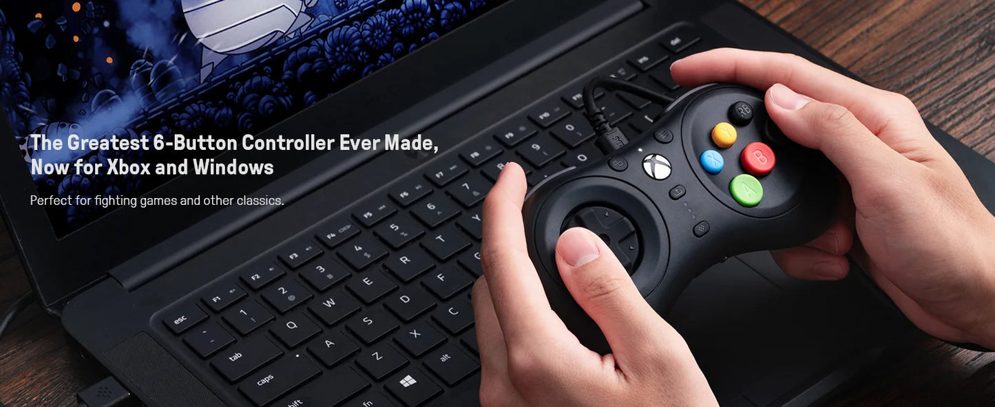 Gamepad for Xbox Series X, S, Xbox One 8BitDo Wired Controller for PC Windows 10USB Gamepad Xbox Officially Licensed 8BitDo M30