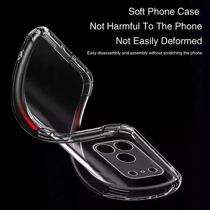 Ultra Thin Transparent Phone Case For iPhone 17 Pro Max Soft TPU Cases For iPhone17 Pro Max 17Pro Shockproof Clear Back Cover