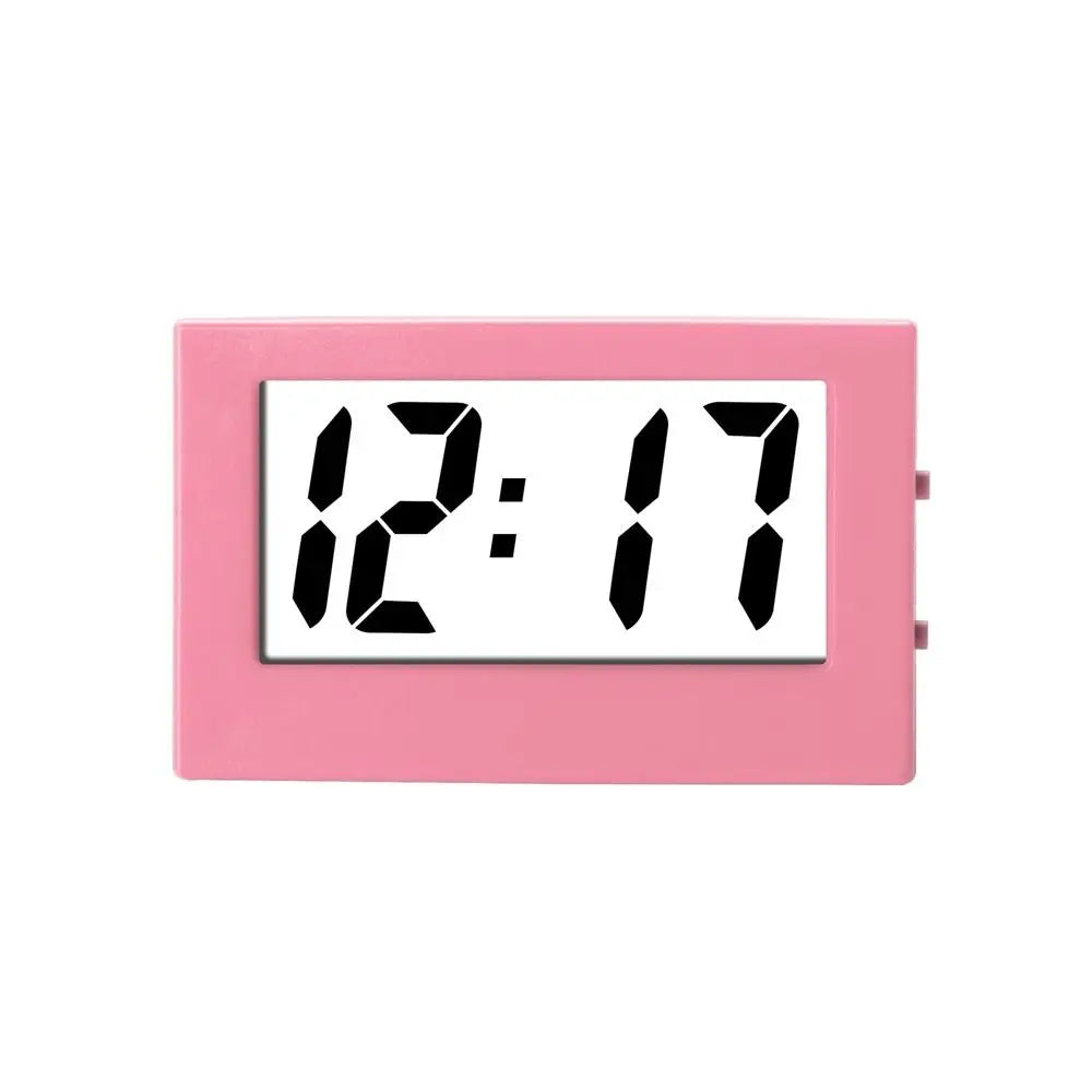 Creative Small Mini Triangle Clock ABS Mute Desk Digital Clock Electronic Simple Home