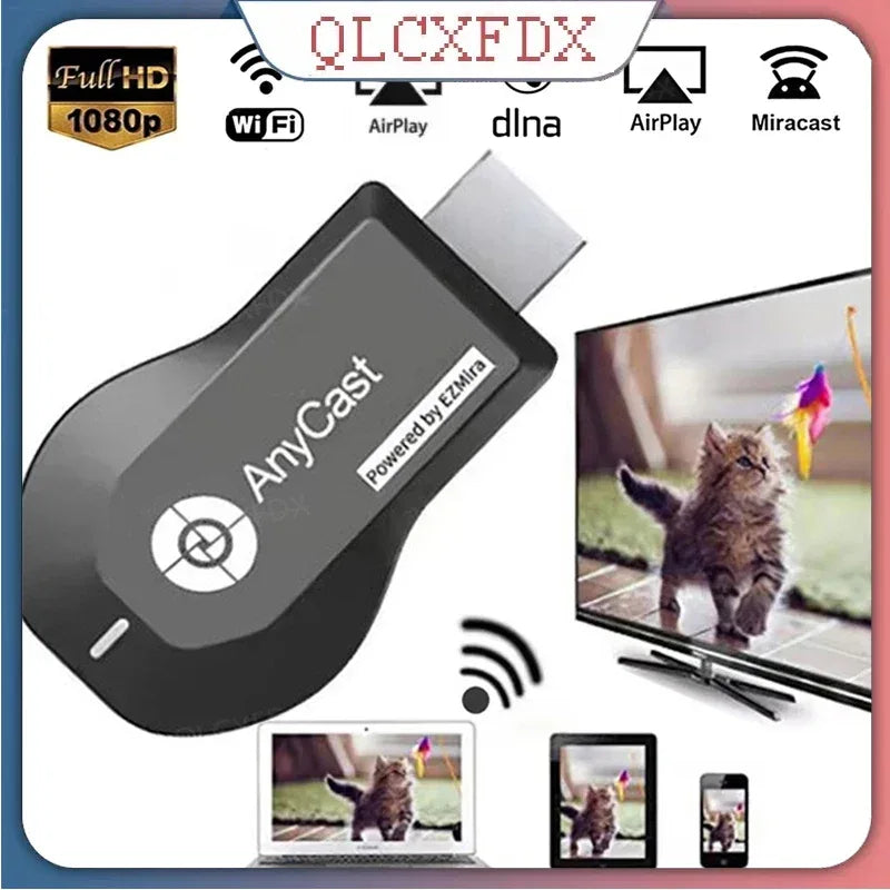 AnyCast M2 Plus TV Stick HD 1080P Wireless Wifi Display Dongle DLAN Tv Receiver HDTV Mirascreen for Miracast Airplay ios android