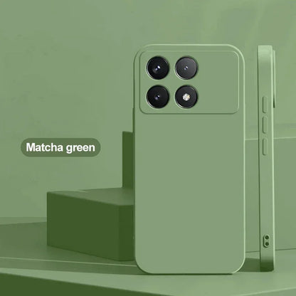 Poco X6 Pro Case Liquid Silicone Phone Case For Xiaomi Poco X6 Pro Poco X 6  X6Pro Pocox6 Pro 5G Shockproof Soft Cover