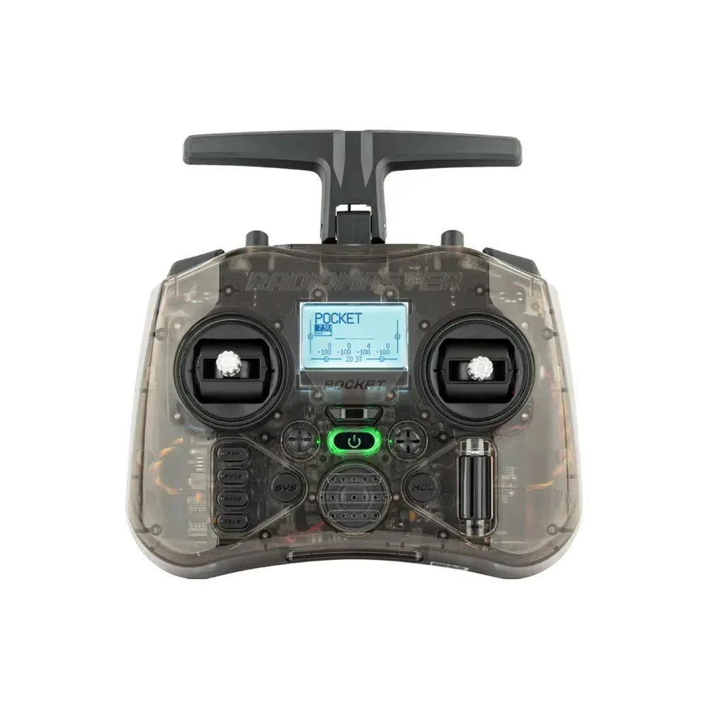 Radiomaster Pocket EdgeTX 2.4G Radio Controller FCC LBT (Mode2 Left-handed Throttle ) CC2500 / ELRS Hall Gimbal Transmitter