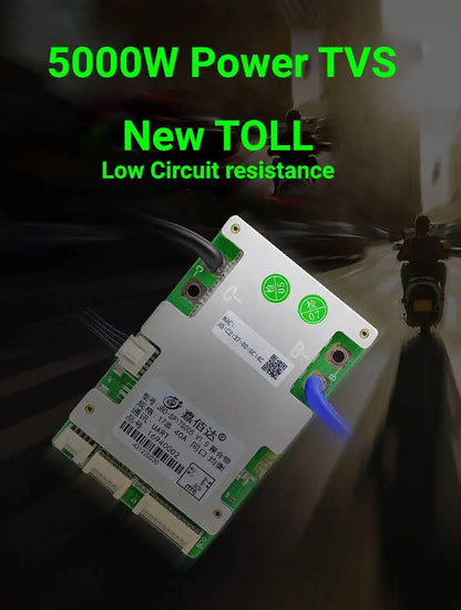 JBD Smart BMS LiFePo4 12S 36V 16S 48V 20A 40A 50A 60A 80A Li-Ion BMS 10S 13S 14S 16S 17S Balance Protection Board Built-in BT