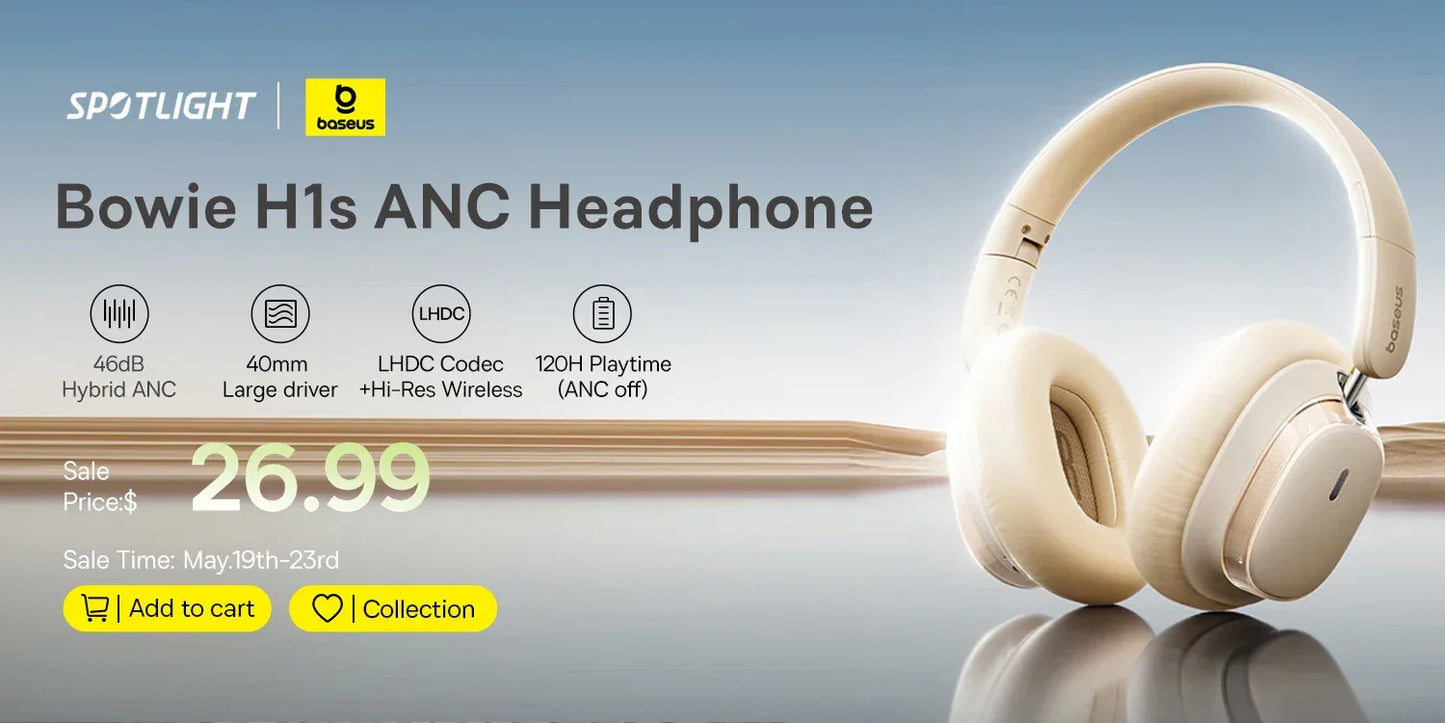Baseus H19 Wired Earphones 6D Stereo Bass Headphone In-Ear 3.5mm Jack Headset with MIC for Xiaomi Samsung iPhone 6 Earbuds