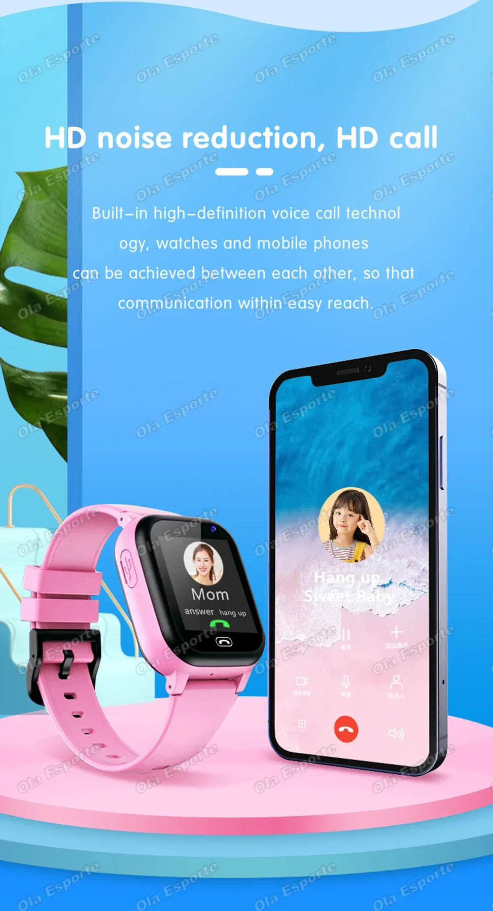 Kids Smart Watch 4G Sim Card 2G Internet SOS LBS Location Call Child SmartWatch Camera Waterproof Watch Phone For Boys Girls