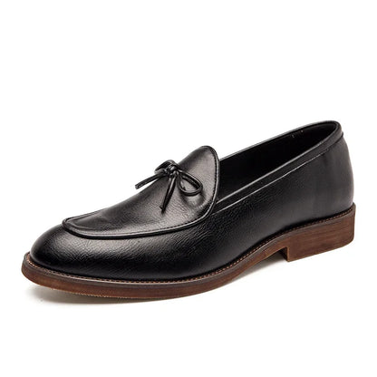 Men Casual Shoes Fashion business dress Soft Moccasins Loafers High-Quality men Leather Wedding shoes Gommino Zapatos Chaussure