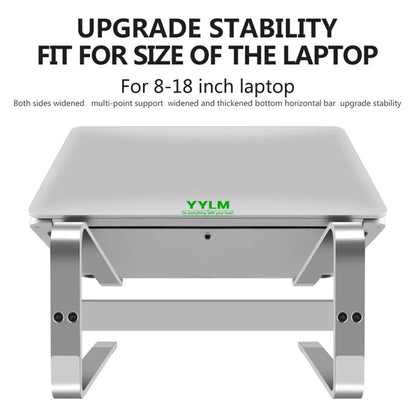 Aluminum Laptop Stand Notebook Riser Holder For Macbook Air 13 iPad Pro Dell HP Lenovo Xiaomi Computer Tablet Support Ordinateur