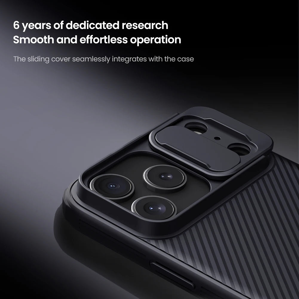 Nillkin For iPhone 17 Pro Max 17 Air iPhone 16 Pro Max 16 Plus CamShield Pro Magnetic Slide Camera Protector Cover