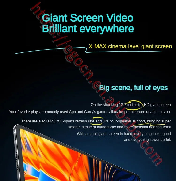 Free Gift Lenovo Pad Pro 2025 Xiaoxin 144Hz JBL 4 speakers 2.9K Android 12.7inch 2nd 10200mAh 45W Charging Big Screen For Study