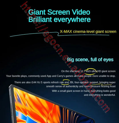 Free Gift Lenovo Pad Pro 2025 Xiaoxin 144Hz JBL 4 speakers 2.9K Android 12.7inch 2nd 10200mAh 45W Charging Big Screen For Study