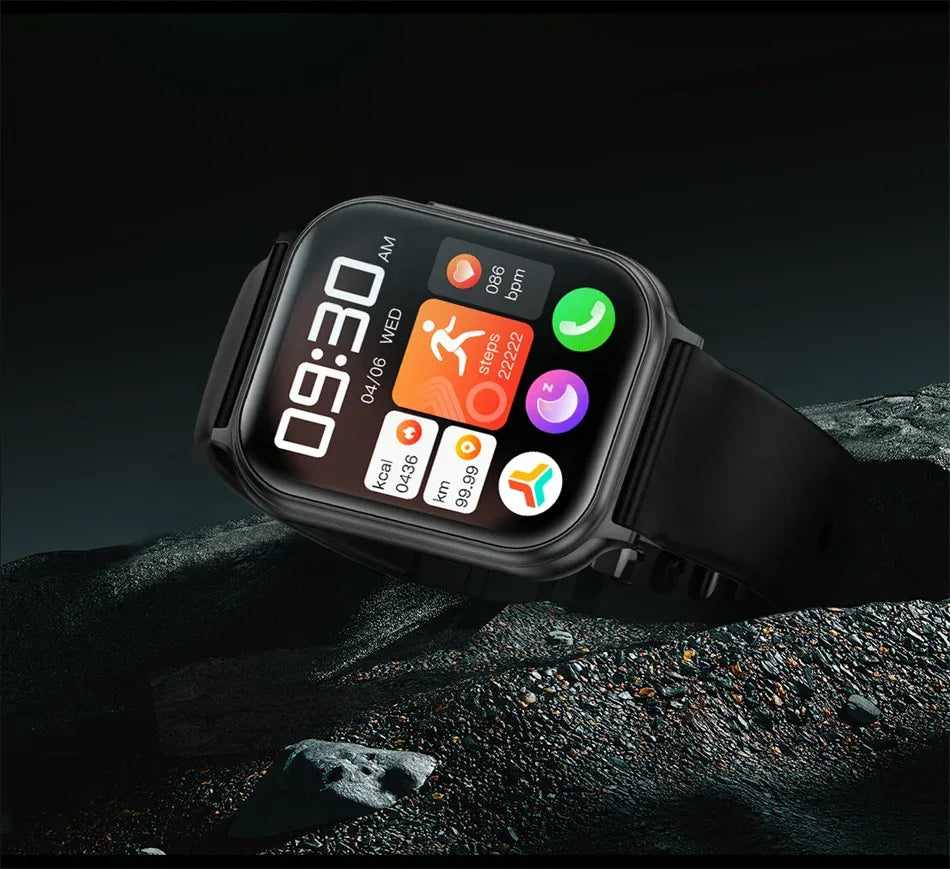 New Bip 6 Pro Smart Watch Men Outdoor Sports Fitness Track IP68 Waterproof Heart Rate BT Call 700 mAh Battery Smartwatches Women