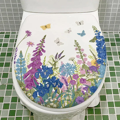 Toilet Sticker Strong Adhesive Toilet Sticker Decorative Sea Fish Toilet Sticker Waterproof Adhesive For Home 2025 Christmas