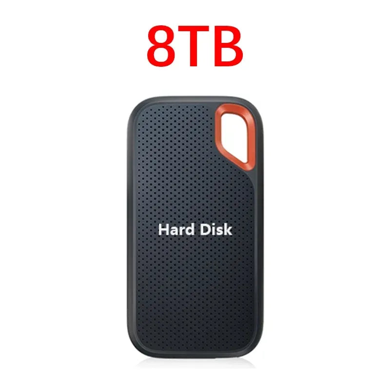 Portable SSD 1TB External Hard Drive Fast Transfer Solid State Drive Large Capacity Waterproof Hard Disk Storage for Laptops/PC