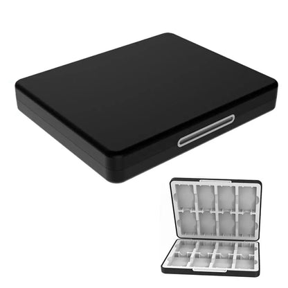 Portable 16 In 1 Game Card Storage Box for GBA BOY ADVANCE Magnetic Storage Box Dustproof Anti-fall Gaming Console Accessories