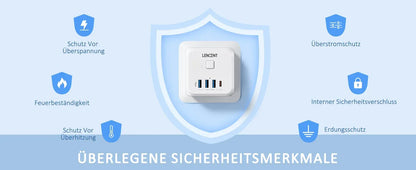 LENCENT USB Sockets dice Without Cable socket EU Socket Adapter Multiple socket EU Outlet Extender