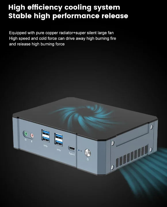 Super Deal Mini PC 13th Gen Intel i9-13900H Mini Computers(14 Cores,20 Threads) 64GB DDR4 & 4TB SSD Windows 11 Desktop PC WiFi