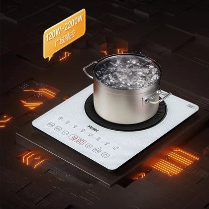 Haier microcrystalline panel induction cooker high firepower cooking hot pot special integrated induction cooker induction stove