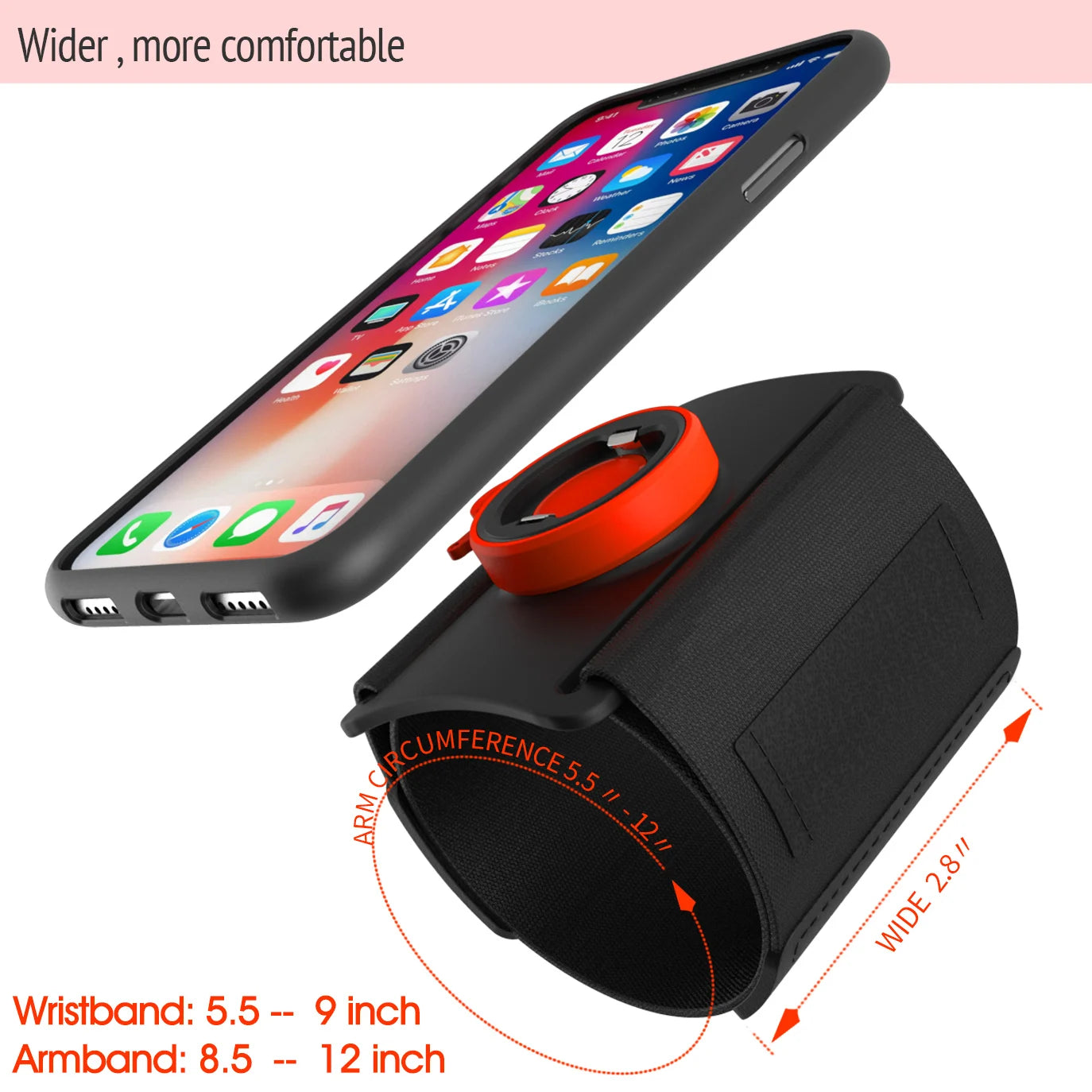 Outdoor Wristband Armbands Phone Holder Running Climbing Fitness Arm Band Wrist Case Stand Lock Men Women  for iPhone Xiaomi