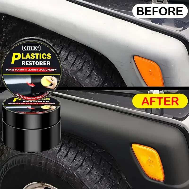 Car Plastic Restorer Back To Black Gloss Car Cleaning Products Plastic Leather Restore Auto Polish And Repair Coating Renovator