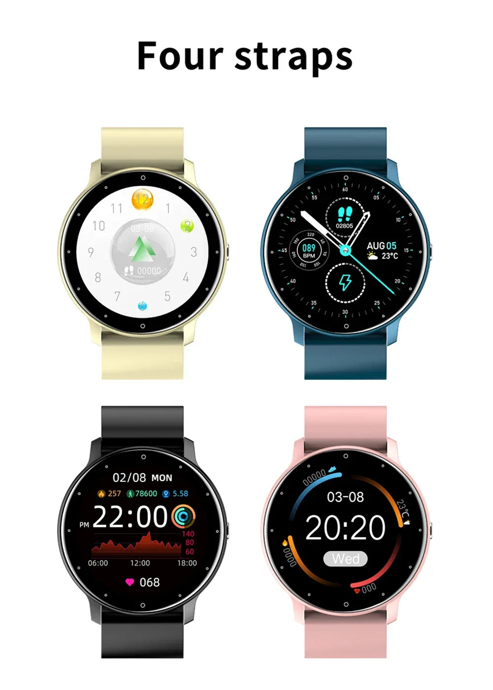 ZL02 Pro Smart Watch Men Bluetooth Call Women 1.39inch AI Voice Assistant Heart Rate Blood Pressure Sports Fitness Smartwatch