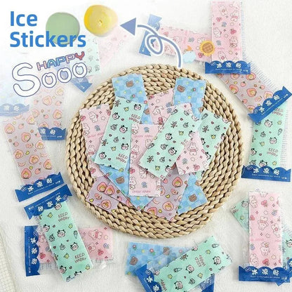 Cooling Gel Patches Summer Essential Refreshing Ice Pack Student Brain Boosting Cooling Patch Mobile Phone Cooling down